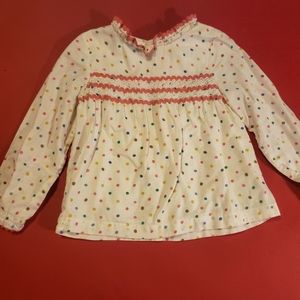 Polka dot bluse from mini Boden. NWOT